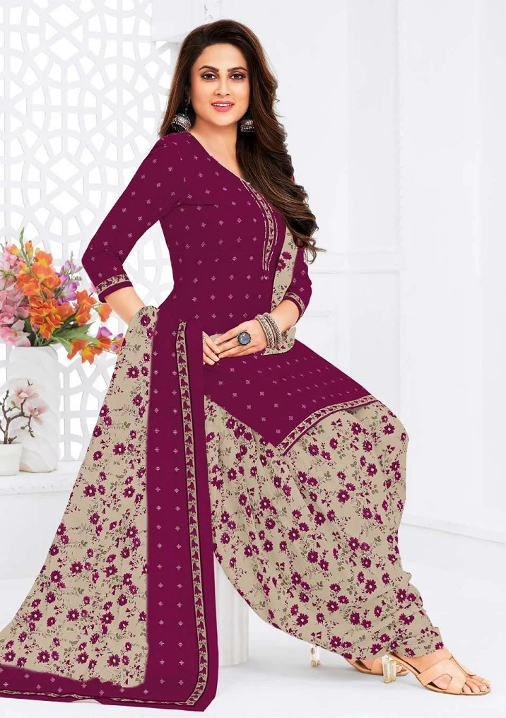 Ganpati Payal Vol 8 Pure Cotton Wholesale Salwar Suit Catalog — Wholesale Salwar Suits, Ganpati wholesale from Surat - Gallery Image 3